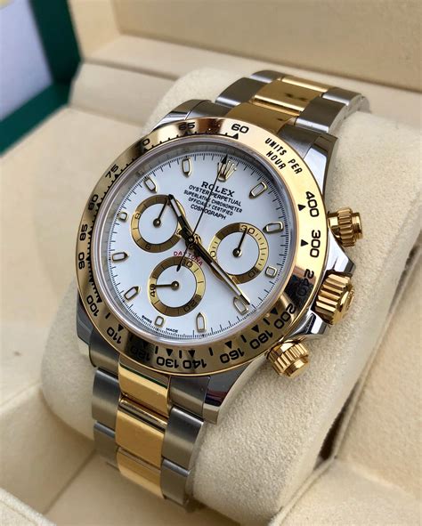 rolex cosmograph daytona two tone oyster bracelet 116503 year start|Rolex daytona 116503 review.